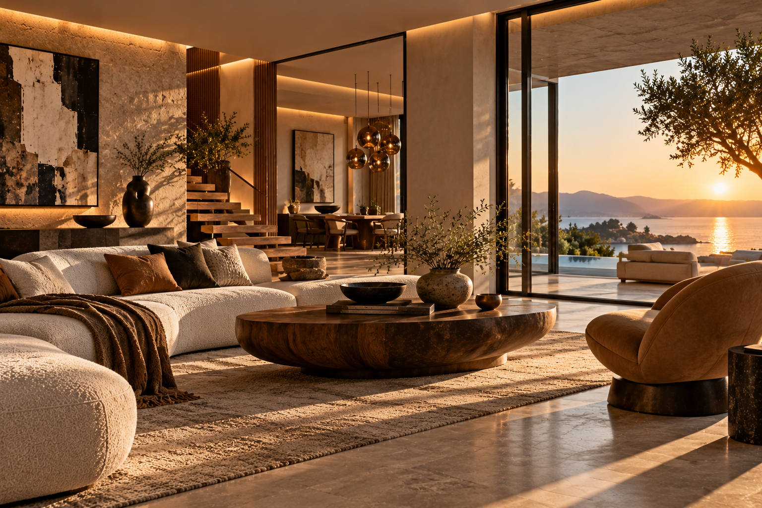 Interior moderno e luxuoso